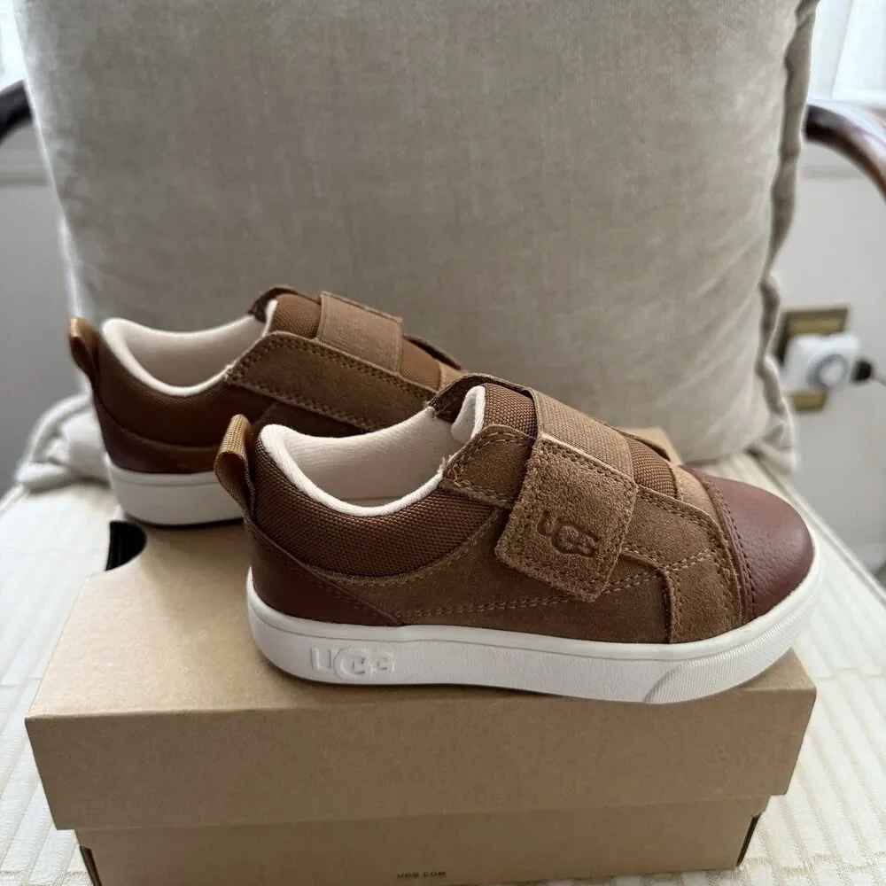 UGG Toddlers Rennon Low Shoes | Chestnut | 1117454T-CHE | Authentic New - Size 8